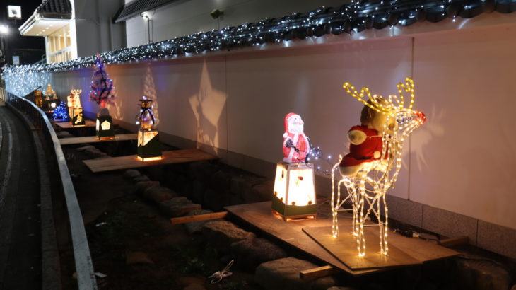 伊丹酒蔵通りの「クリスマスのまち灯り」は12月25日まで【フォトリポート】